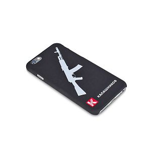 Чехол для iPhone 6+/6s+ с силуэтом автомата Калашникова 