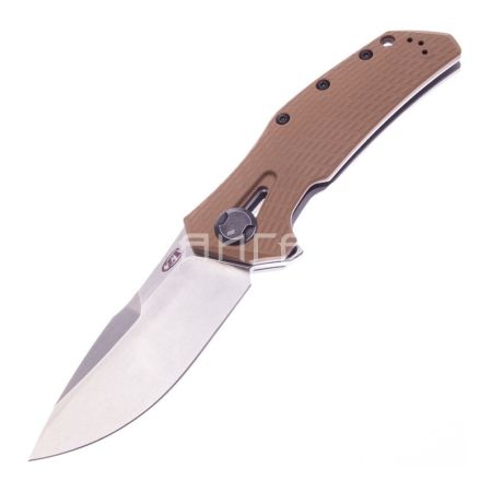 Нож складной ZT G10CPM 20CV  K0308 клинок 95мм, рук-ть титан/Coyote tan