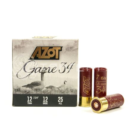 Патрон 12/70 №7 34г б/к Game Азот (25/250)
