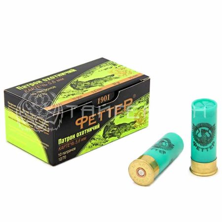 Патрон 12/70 картечь 5,6 32г Феттер (15/120)