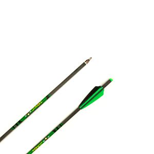 Стрела арбалетная карбоновая Centershot Toxic Carbon 16" Half Moon Nock JKTJ-C04001-FC
