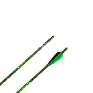 Стрела арбалетная карбоновая Centershot Toxic Carbon 16" Half Moon Nock JKTJ-C04001-FC