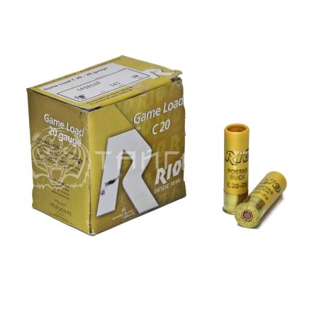 Патрон 20/70 картечь 7,3г RIO (25/250)