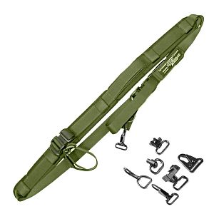 Ремень оружейный тактический "ДОЛГ-М3" зеленый универс.