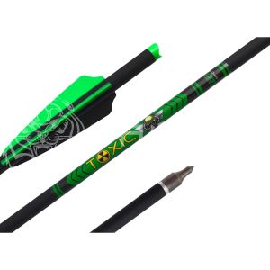 Стрела арбалетная микс карбон Centershot Toxic 20" Half Moon Nock  CSTJ-C04002