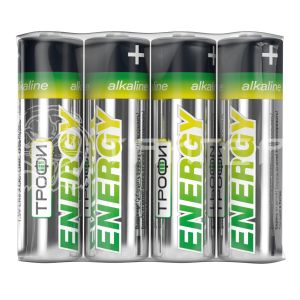 Батарейка ТРОФИ/ENERGY POWER Alkaline LR6/4S/336/  1-086 (4)