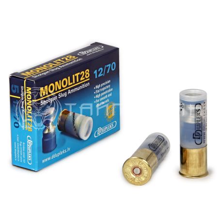 Патрон 12/70 пуля Monolit 28г DDupleks (5/250)