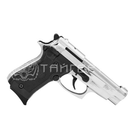 Пистолет охолощенный MOD84, (Beretta), Никель̆, кал. 9mm. P.A.K