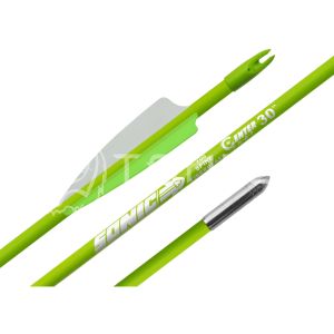 Стрела лучная фибергласс Centershot Sonic 30" оперение Parabolic 3" зеленая ARW70FG7030GR