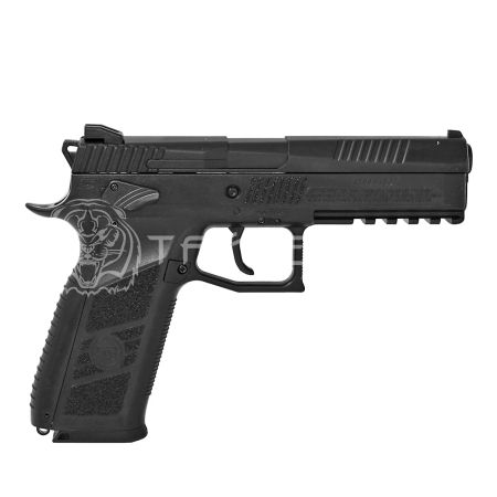 Пистолет газобалон. CO2 ASG CZ P-09 Duty к.4,5 пулевой, blowback