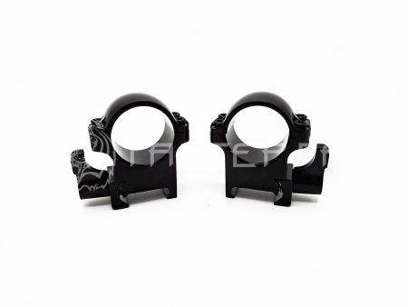 Кольца Vector Optics быстросъемные, стальные, D25,4мм, Weaver, средние,H21мм, (XASR-SQ02) рычажны