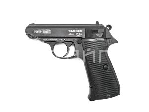 Пистолет газобалон. CO2 Stalker PPKS (Walther PPK/S) к.4,5 металл, 90 м/с, Blowback ST-21062P
