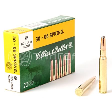 Патрон .30-06 Sprg S&B SP 11,7г/180гр п/об. (20шт)