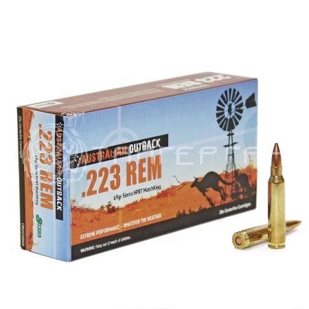Патрон .223 Rem Australian Outback HPBT 4,47г/69гр (20шт)