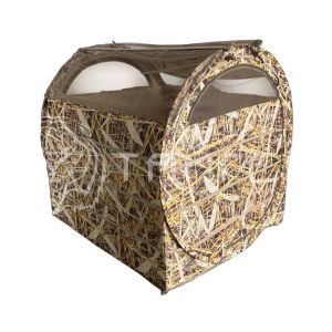 Засидка двухместная ShotTime тюк. 150*150*150 материал 300D камыш 6кг  ST-TB-02