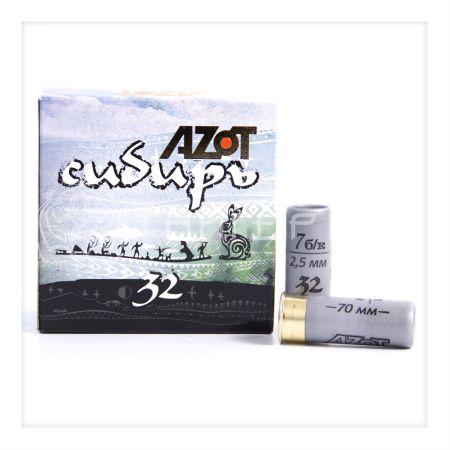 Патрон 12/70 №7 32г б/к Сибирь Азот (25/250)