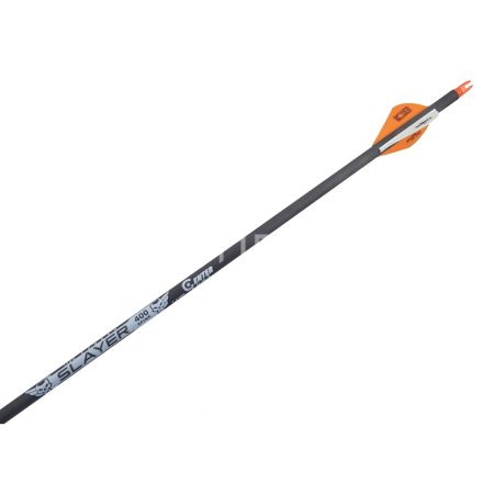 Стрела лучная карбоновая Centershot Slayer 400 оперение Blazer 2"  CSTJ-C02002