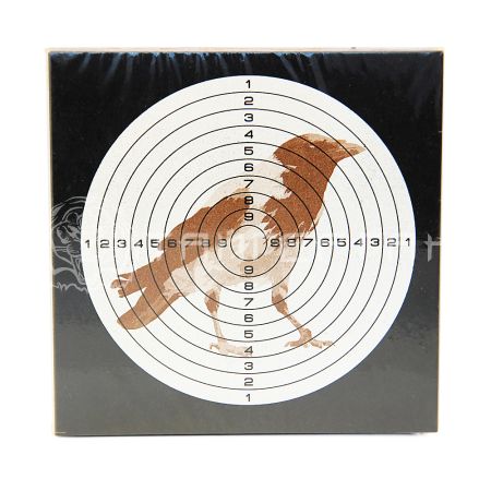 Мишень для пневматики 25м цветн., ВОРОНА (50шт./уп.) (140х140) 25ЦВВ