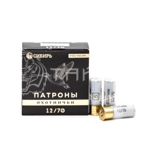 Патрон 12/70 №5 36г Сибирь Премиум Полумагнум (25/250)
