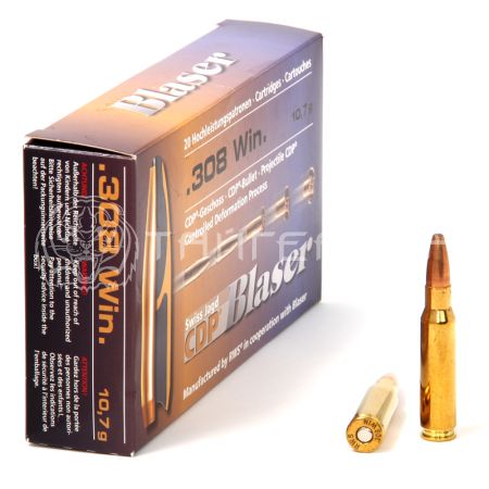 Патрон .308 Win Blaser CDP 10,7г/165гр (20шт) NA31025