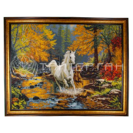 Картина Жеребенок на прогулке 70х97 см (100х80 см)
