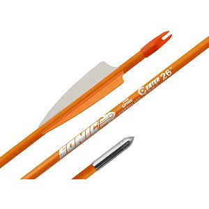 Стрела лучная фибергласс Centershot Sonic 26" оперение Parabolic 3" оранжевая ARW70FG7026OR