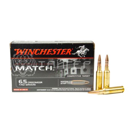 Патрон 6,5 Creedmoor Winchester BTHP 9,1г/140гр (20 шт)