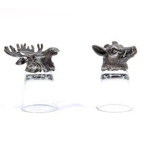 Набор из 2-х стопок RORO лось кабан R-94703