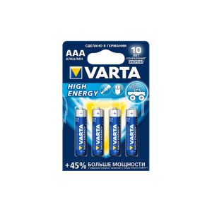 Батарейка VARTA HIGH ENERGY AAА бл. 4 шт