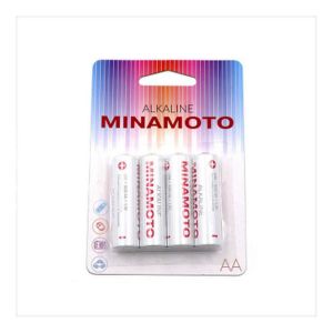 Батарейка MINAMOTO LR6 Alkaline/4/192/    1-076