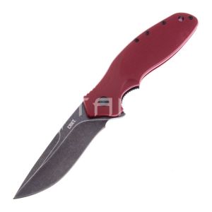 Нож складной CRKT_K800RKP Shenanigan Maroon рук-ть бордовый нейлон, клинок 1.4116