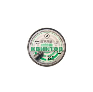 Пули 4,5мм Квинтор 0,53г острая головка/насечка (150шт)