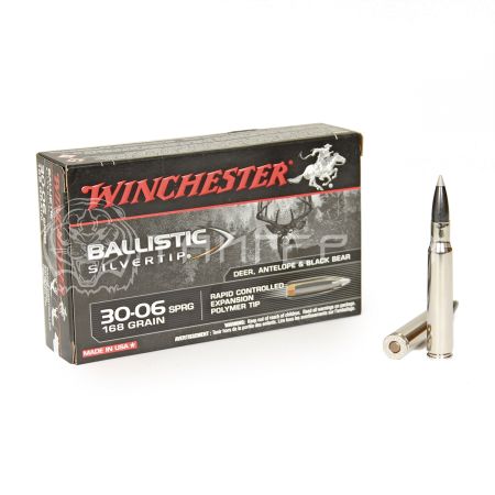 Патрон .30-06 Sprg Winchester Ballistic Silvertip 10,9г/168гр (20шт)