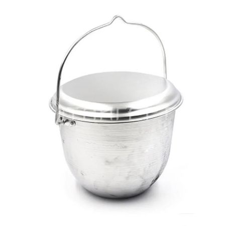 Котелок костровой "СЛЕДОПЫТ" конический, 2,5 л, алюм./10/   PF-CWS-P96