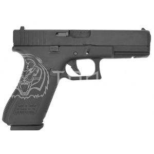 Пистолет пневм. Green GAS WE GLOCK-17 gen5, к.6 металл слайд, сменные накладки, WE-G001VB-BK