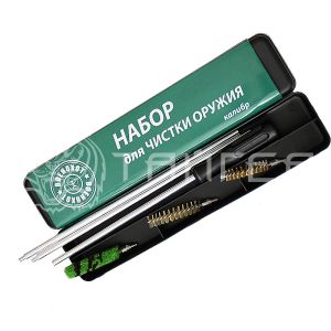 Набор д/чистки к.410 (алюм. шомпол, 3 ерша, пластиковая коробка)