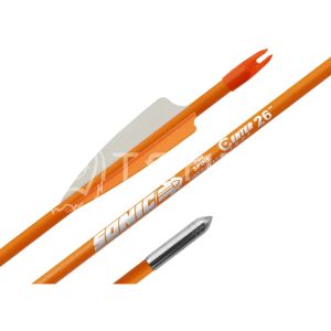 Стрела лучная фибергласс Centershot Sonic 26" оперение Parabolic 3" оранжевая ARW70FG7026OR