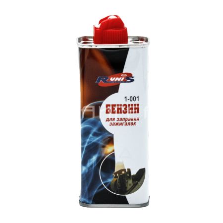 Бензин  для зажигалок высокой очистки RUNIS, 133 мл/96/ 1-001