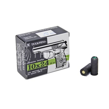 Патрон светозвуковой 10х24 Техкрим (20шт)