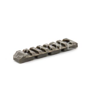 Планка пикатинни M-Lok 7 слота, стеклонаполненный полиамид оливковый ODG (Olive Drab Green)