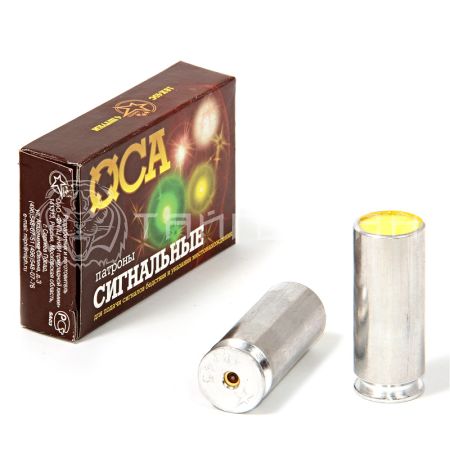 Патрон сигнальный 18х45 желтого огня (4)