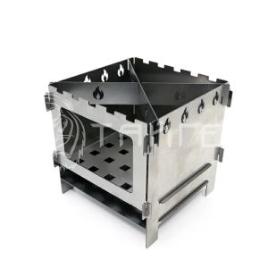 Печь-щепочница "СЛЕДОПЫТ", нерж.сталь, 154х154х150 мм/20/15/  PF-HP-S02