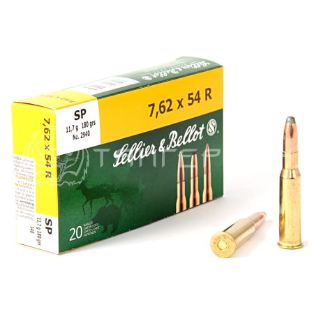 Патрон 7,62х54 S&B SP 11,7г/180гр п/об. (20шт)