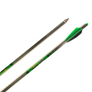 Стрела арбалетная карбоновая Centershot Toxic Carbon 20" Half Moon Nock JKTJ-C04002-FC