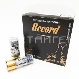 Патрон 12/70 №0000 32г б/к ув. осыпь Рекорд (25/250)
