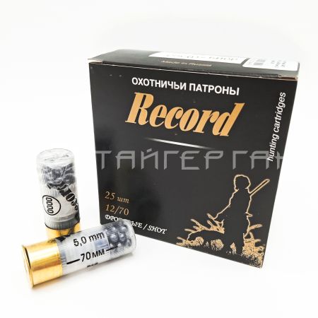 Патрон 12/70 №0000 32г б/к ув. осыпь Рекорд (25/250)