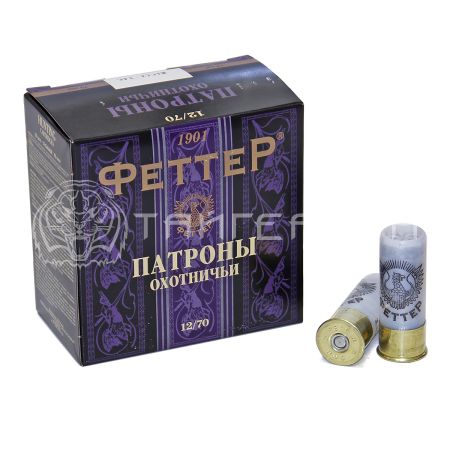 Патрон 12/70 №5 34г Феттер (25/250)