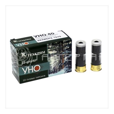 Патрон 12/70 пуля УНО-40 40г Техкрим (10/240)