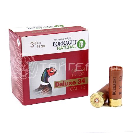 Патрон 12/70 №3 34г Deluxe BORNAGHI (25/250)