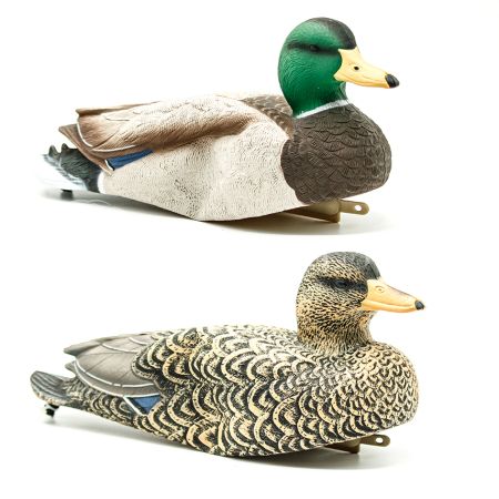 Чучела Утки Кряквы Mallard OscarDecoys® Duck 3D Elite MAGNUM комплект 12шт (8 утки+4 селезня) D12